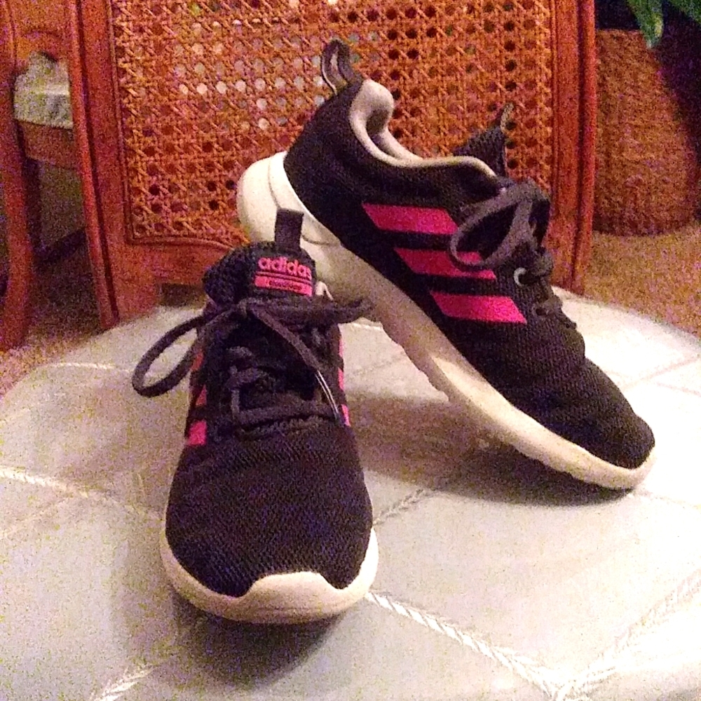Little girls size 2 Adidas navy blue and purple.